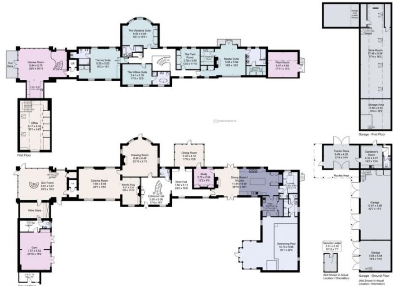 Floorplan for Brown Street Testing Record, Macclesfield, Cheshire