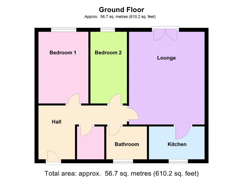 Floorplan for Millstone Close, Bredbury, Stockport