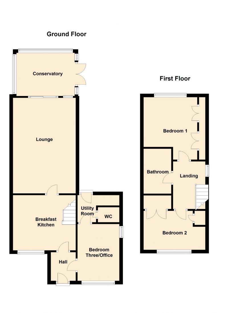 Floorplan for Barmhouse Close, Godley, HYDE