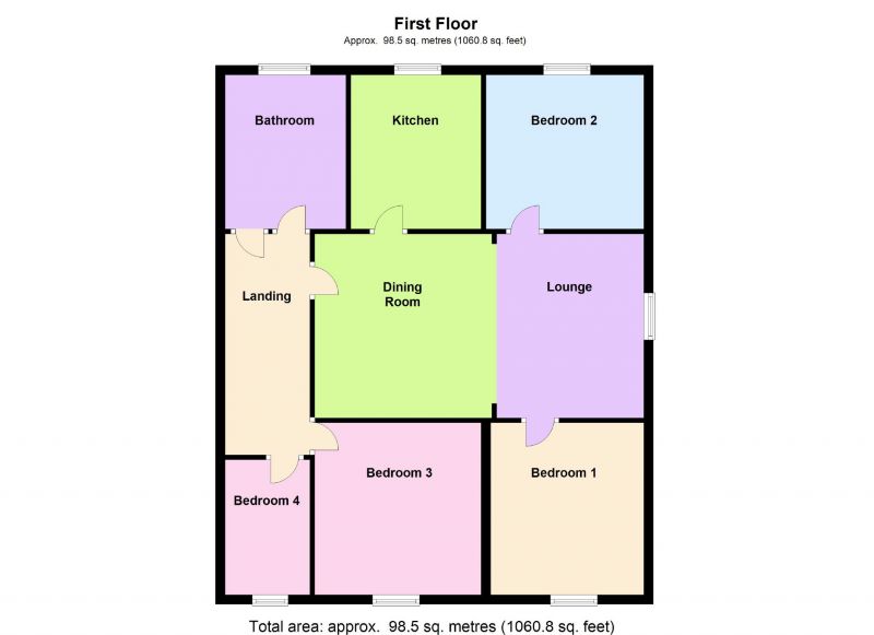 Floorplan for Brinnington Road, Brinnington, Stockport