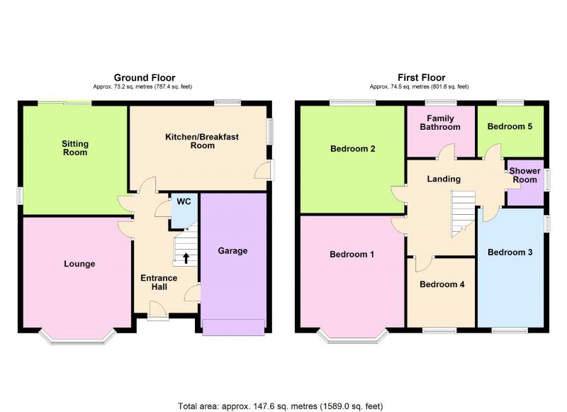 Floorplan for Avondale Avenue, Hazel Grove, Stockport