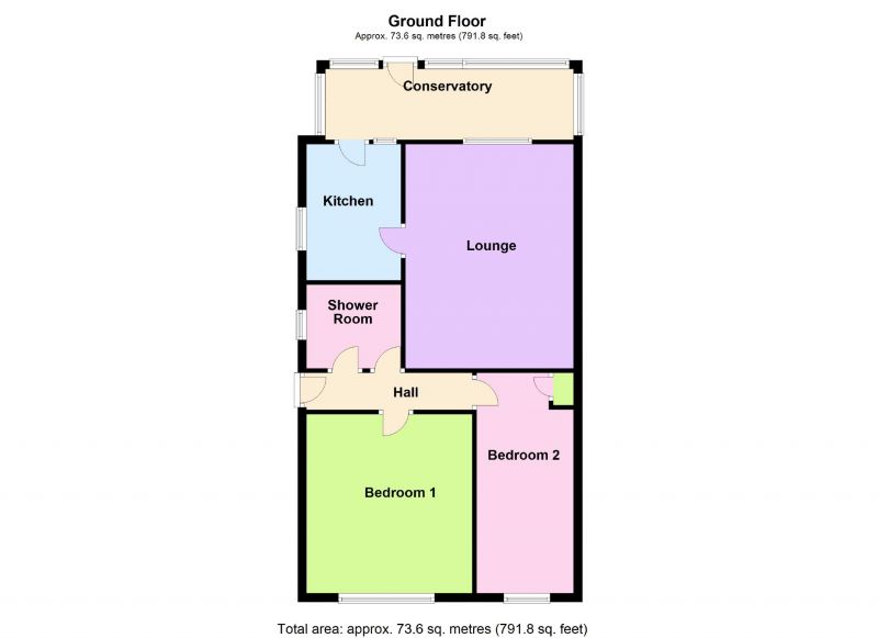 Floorplan for Redwood Drive, Bredbury, Stockport