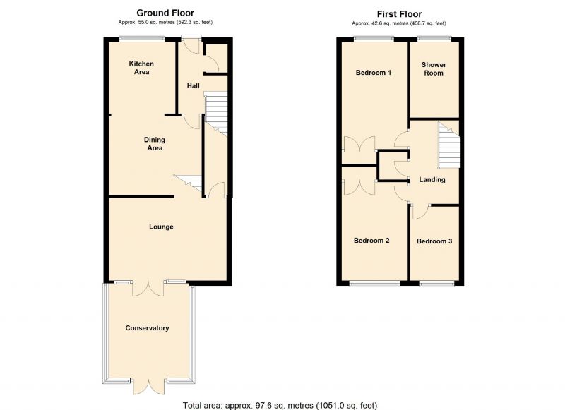 Floorplan for Sunfield, Romiley, Stockport