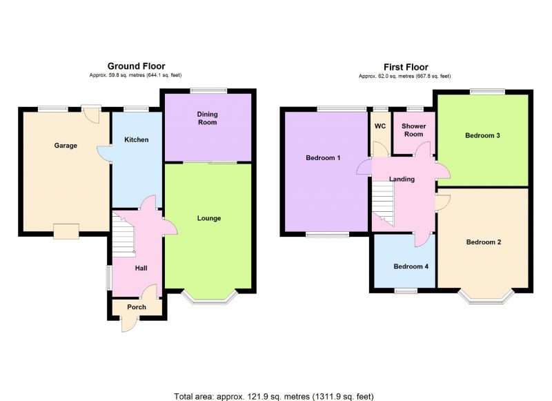 Floorplan for Boundary Close, Woodley, Stockport