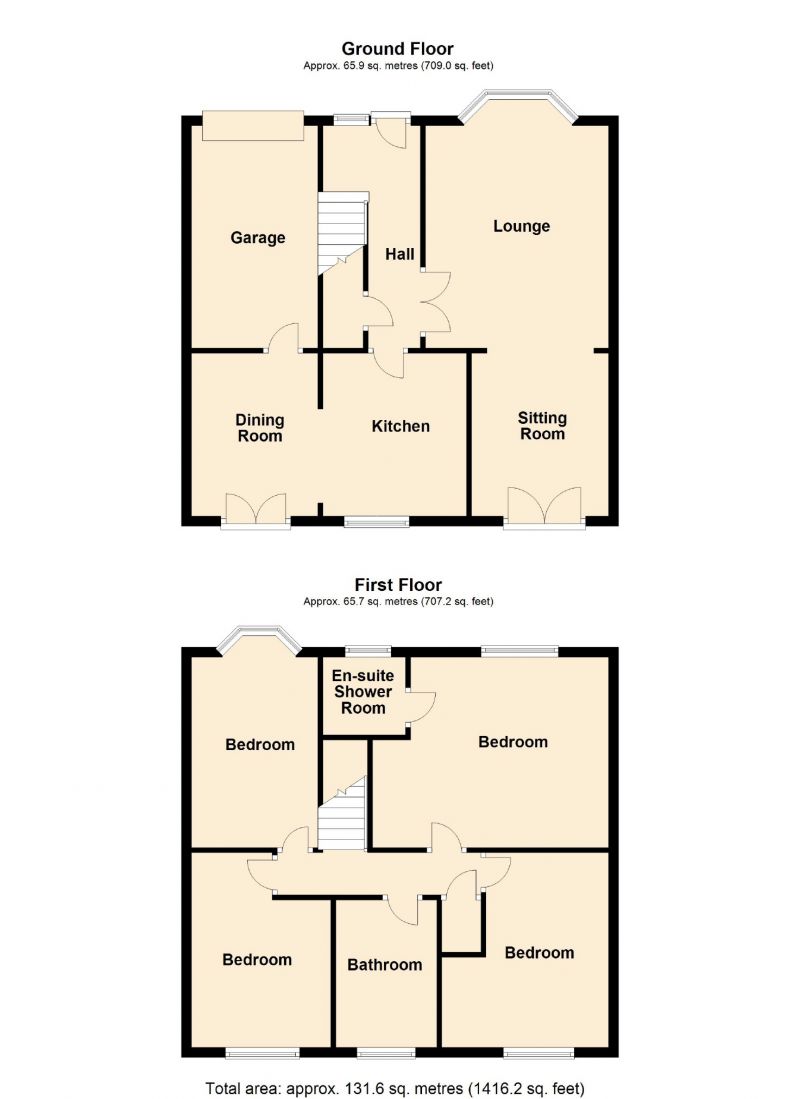 Floorplan for Aspenwood Close, Marple, Stockport