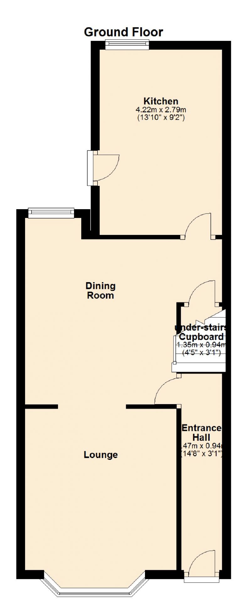 Floorplan for Seymour Road South, Clayton, Manchester