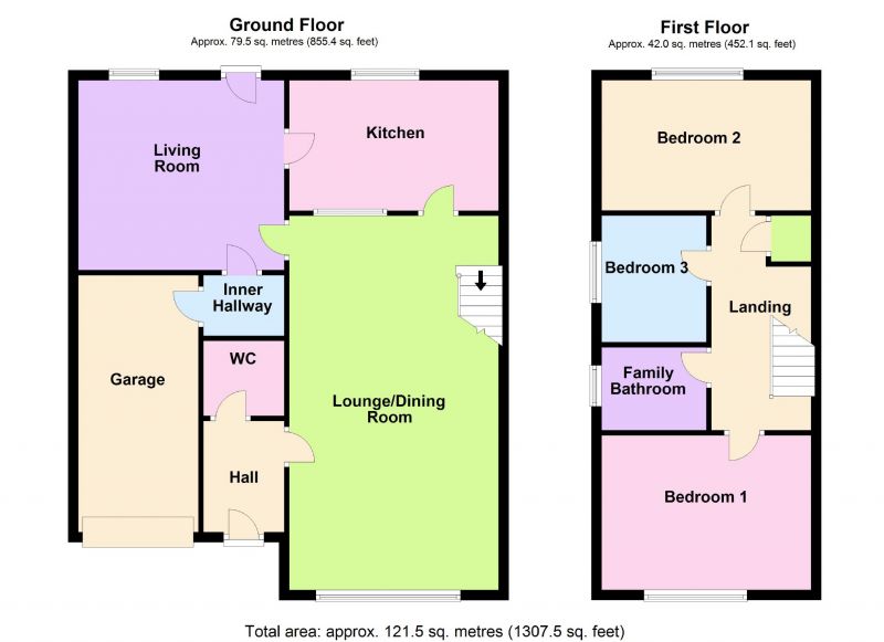 Floorplan for Warwick Drive, Hazel Grove, Stockport