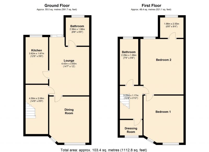 Floorplan for Wallace Avenue, Manchester