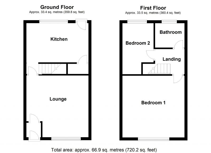 Floorplan for Lever Street, Heywood
