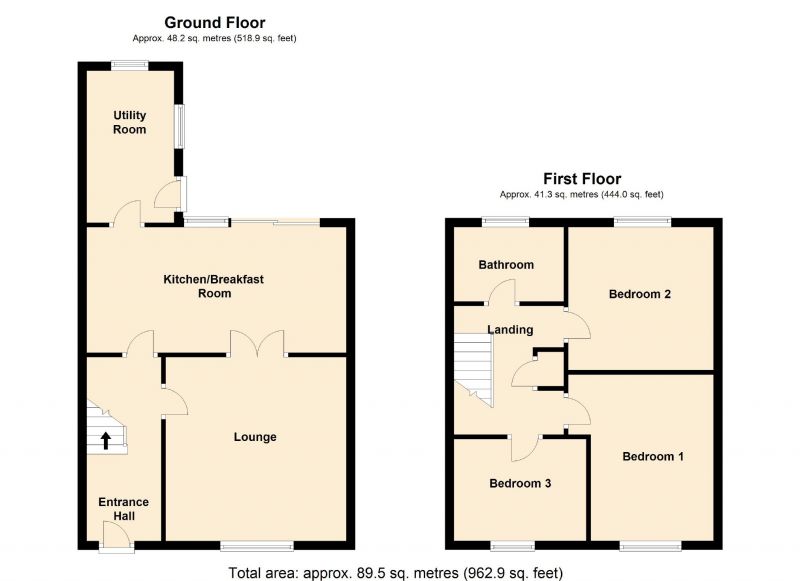 Floorplan for Malham Court, Offerton, Stockport