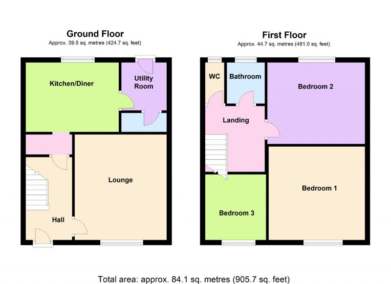 Floorplan for Mill Lane, Woodley, Stockport