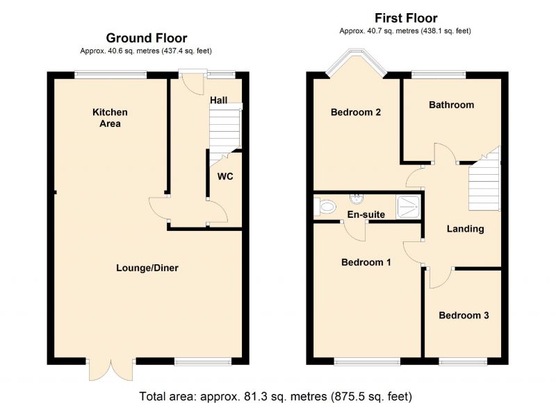 Floorplan for Compstall Road, Romiley, Stockport