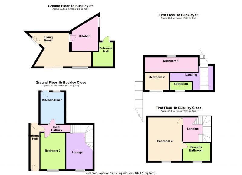 Floorplan for Buckley Close, Gee Cross, Hyde