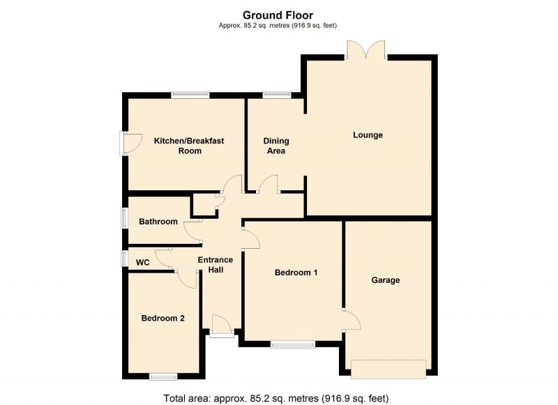 Floorplan for Kintore Avenue, Hazel Grove, Stockport