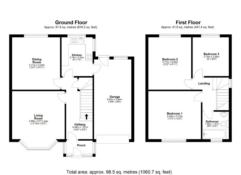 Floorplan for Briarfield Road, Cheadle Hulme, Cheadle
