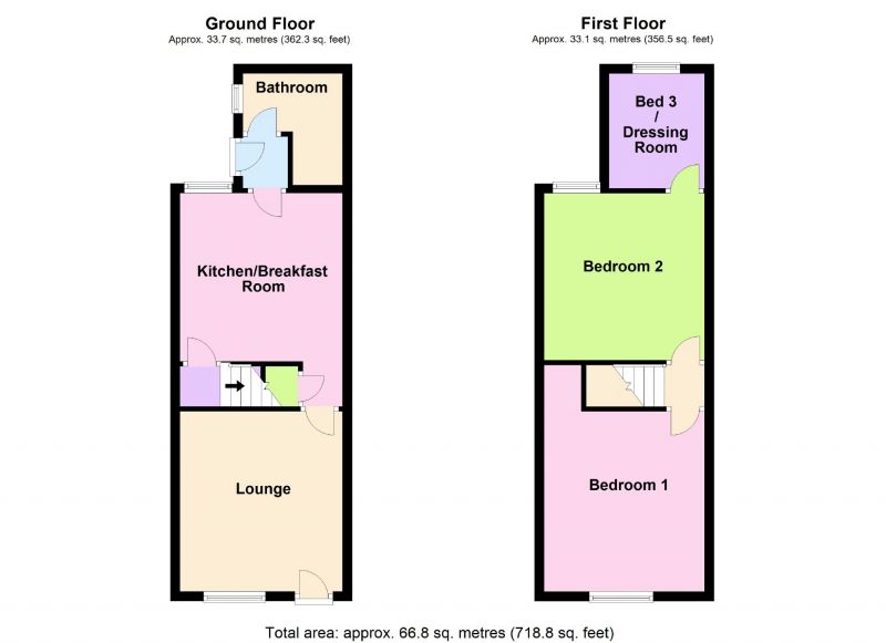 Floorplan for Mount Pleasant, Hazel Grove, Stockport