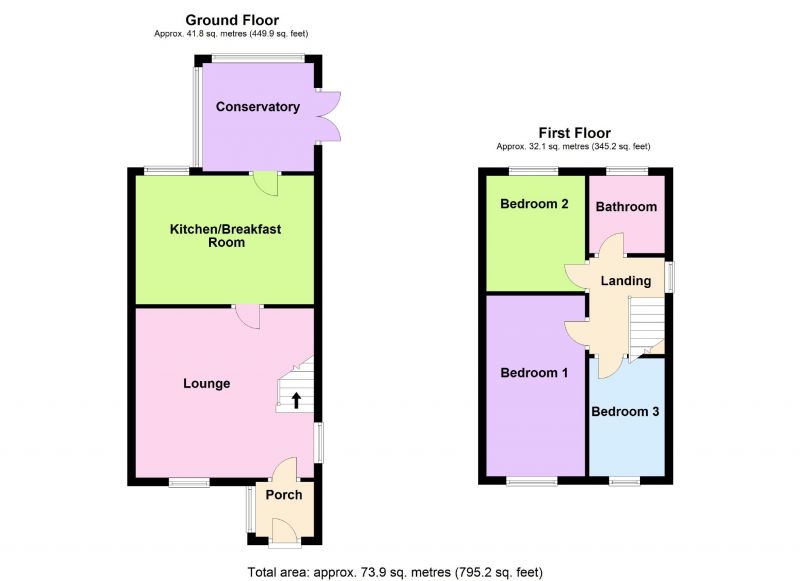 Floorplan for Alston Close, Hazel Grove, Stockport