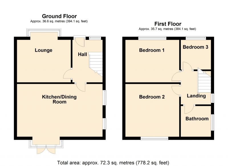 Floorplan for School Brow, Romiley, Stockport