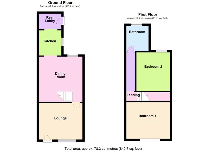 Floorplan for Yule Street, Edgeley, Stockport