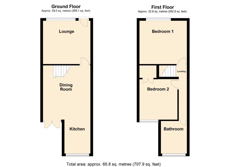 Floorplan for Birch Avenue, Romiley, Stockport