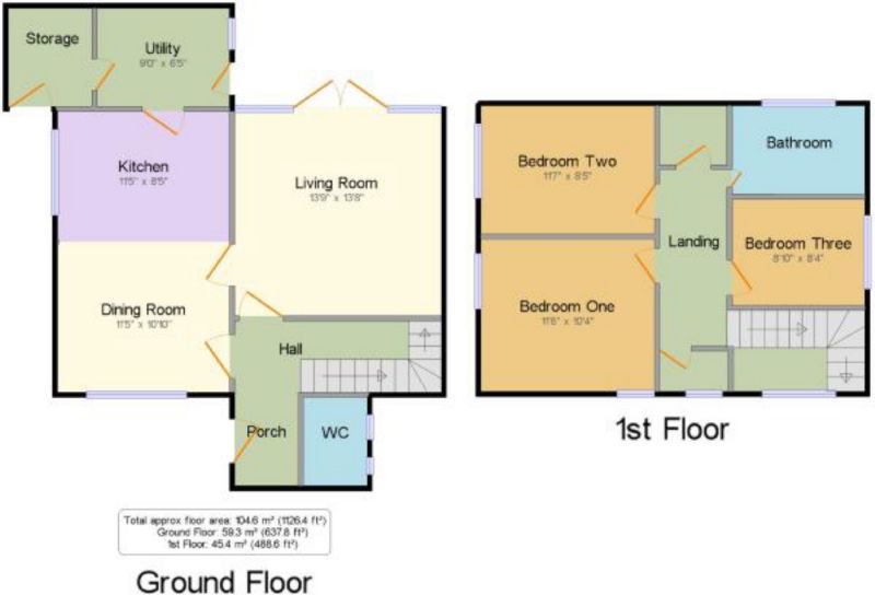 Floorplan for Hazel Road, Cheadle Hulme, Cheadle