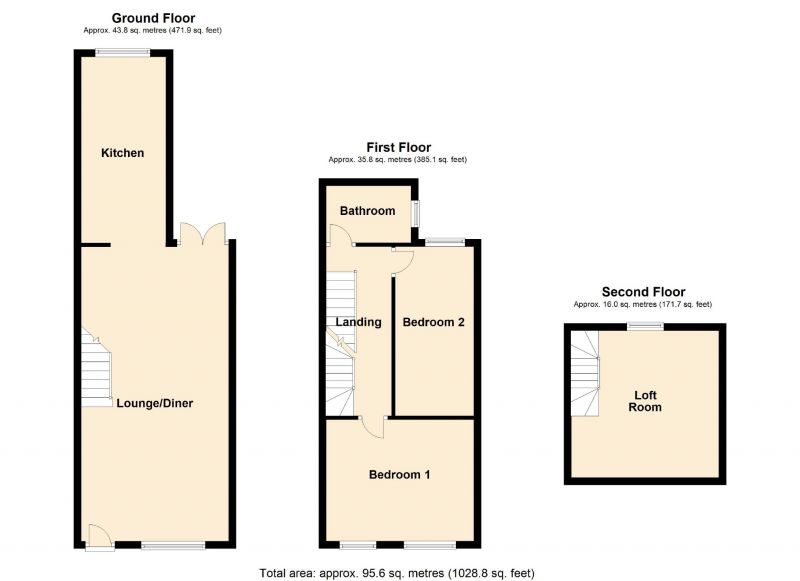Floorplan for Thorncliffe Grove, Manchester