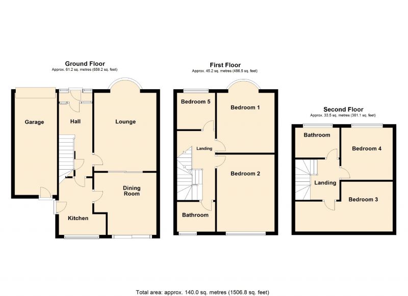 Floorplan for Roundcroft, Romiley, Stockport