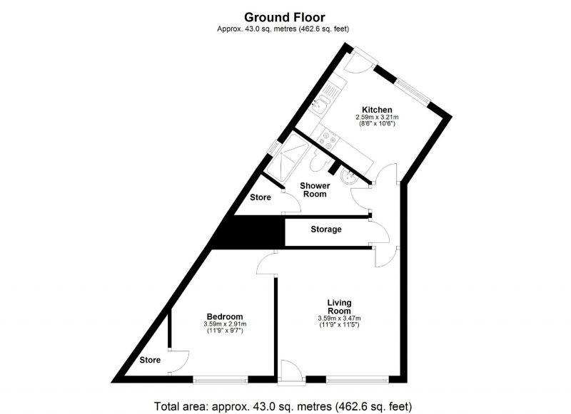 Floorplan for Gee Street, Edgeley, Stockport