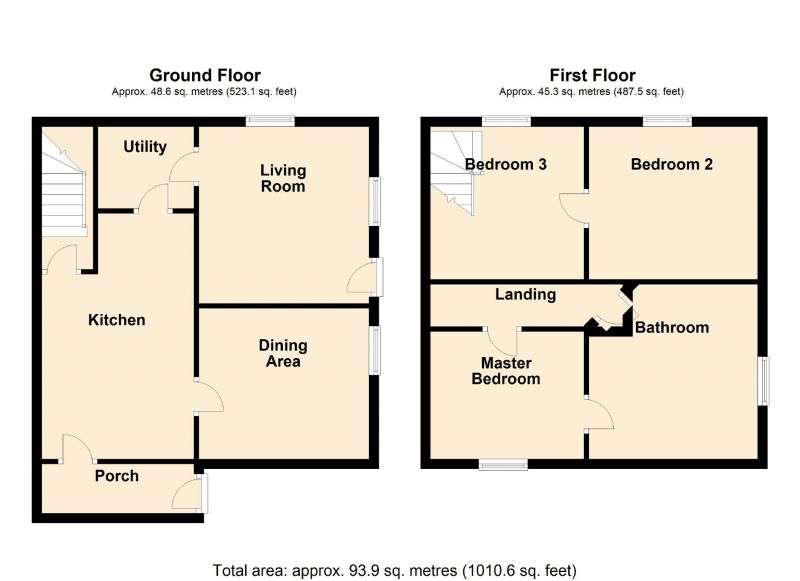 Floorplan for Lower Hyde Green, Millbrook, Stalybridge