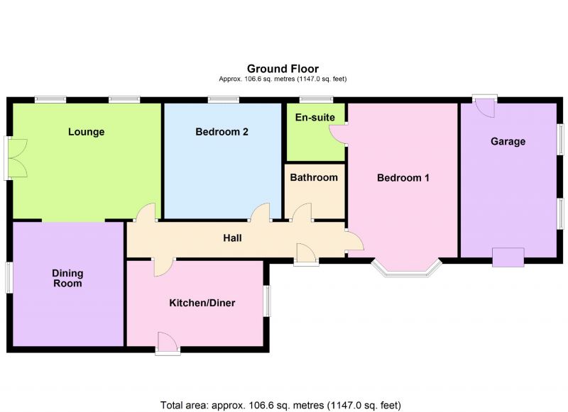 Floorplan for Hazelwood Road, Woodsmoor, Stockport
