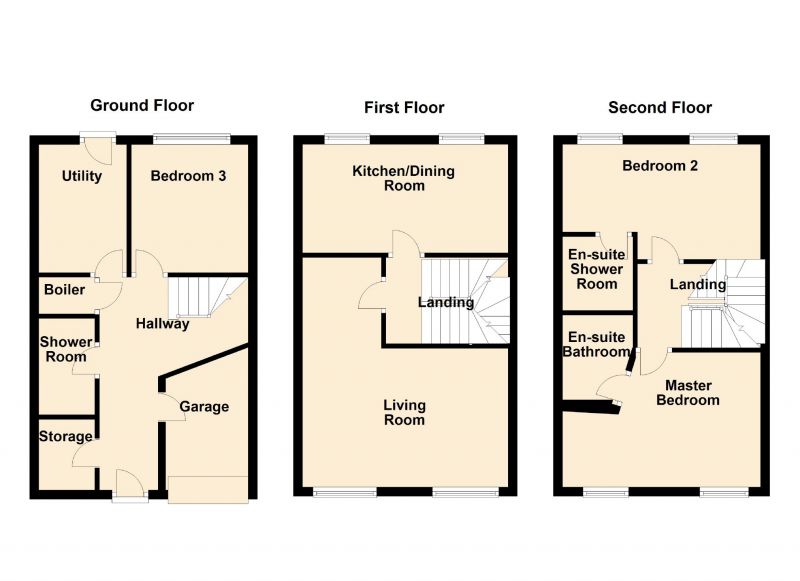Floorplan for Brookhey, Hyde