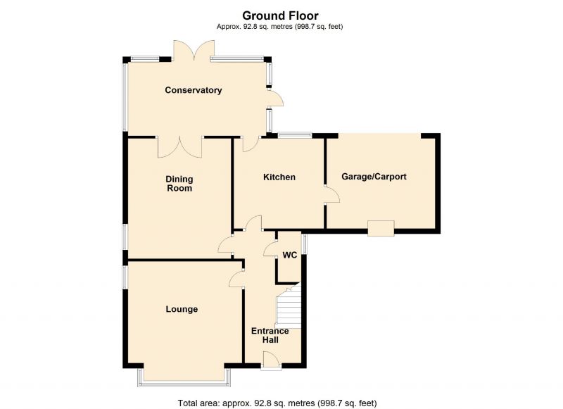 Floorplan for Compstall Road, Romiley, Stockport