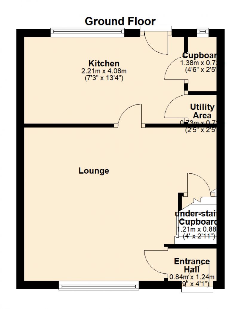 Floorplan for St Lukes Crescent, Dukinfield