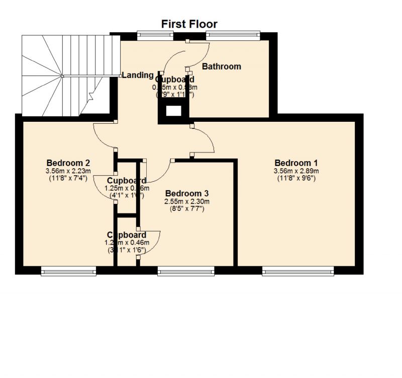 Floorplan for Pitsford Road, Monsall, Manchester