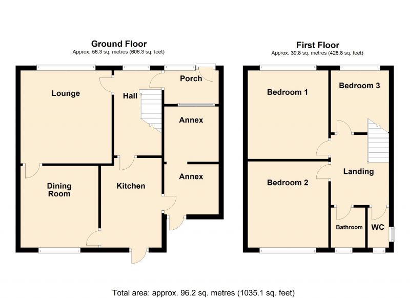 Floorplan for Springwood Crescent, Romiley, Stockport