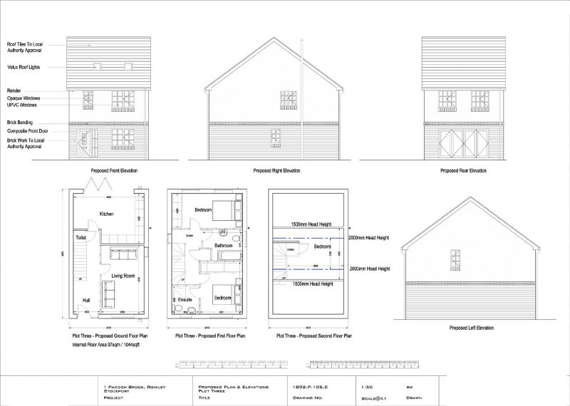 Floorplan for Padden Brook, Romiley, Stockport