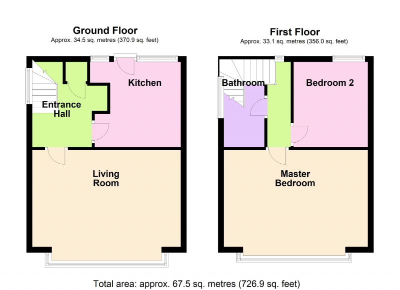 Floorplan for Ashton Street, Woodley, Stockport