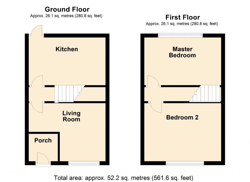 Floorplan for Haddon Grove, Stockport
