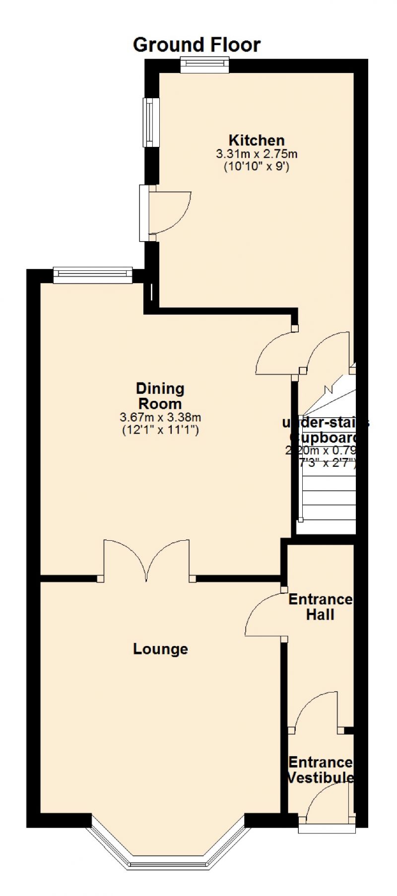Floorplan for Carberry Road, Gorton, Manchester