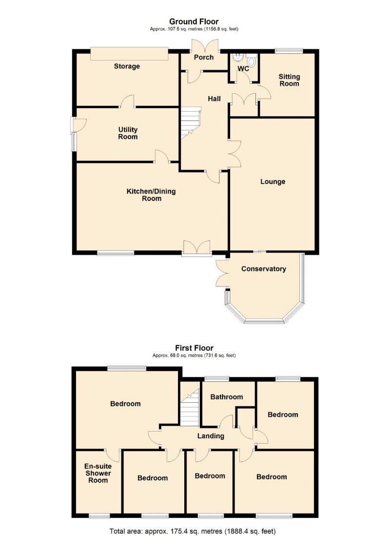 Floorplan for Seven Stiles Drive, Marple, Stockport