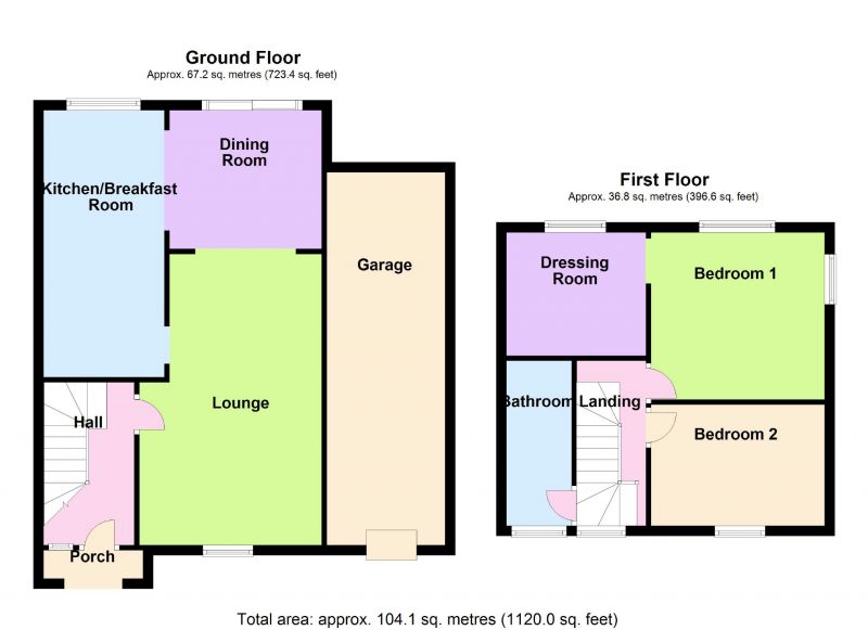 Floorplan for Brookfield Avenue, Offerton, Stockport