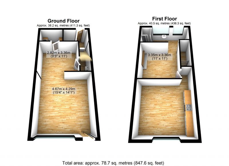 Floorplan for Pall Mall, Chorley