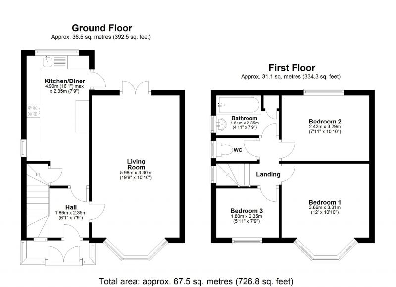 Floorplan for Petersburg Road, Edgeley, Stockport