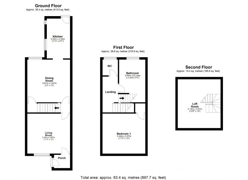 Floorplan for Glanvor Road, Edgeley, Stockport