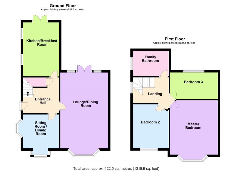 Floorplan for Torkington Road, Hazel Grove, Stockport