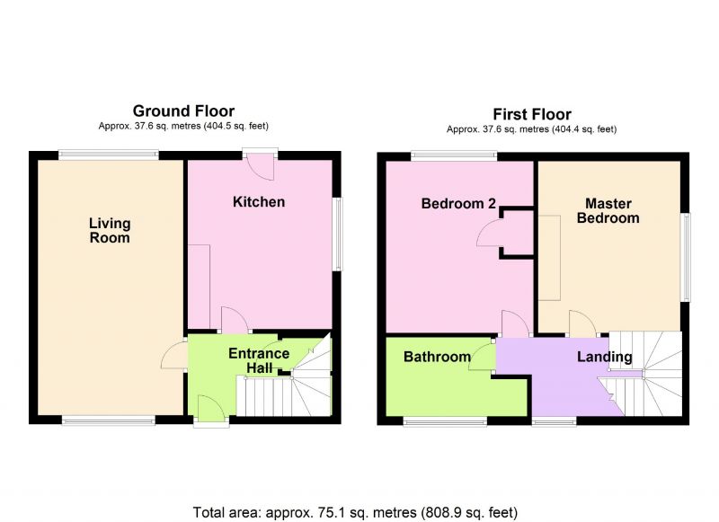 Floorplan for Hathaway Gardens, Bredbury, Stockport