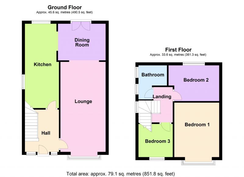 Floorplan for Sterndale Road, Davenport, Stockport