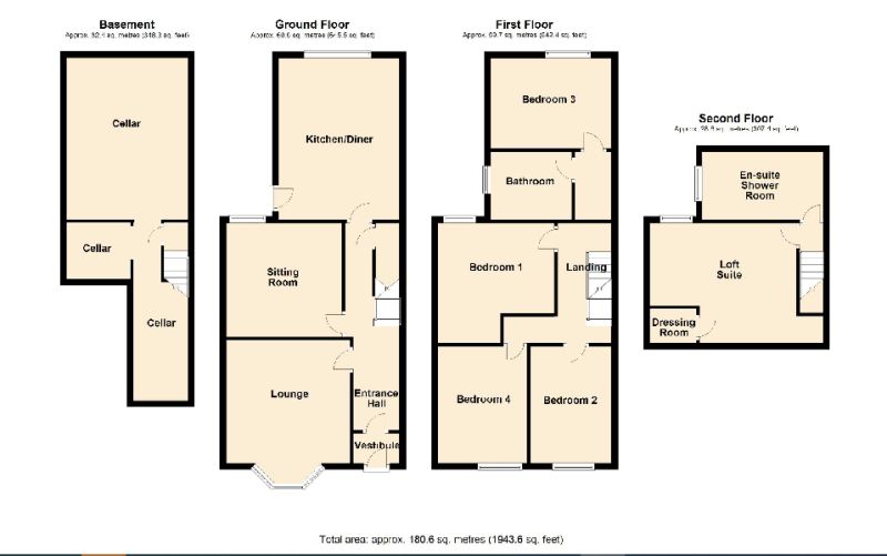 Floorplan for Clare Road, Levenshulme, Greater Manchester