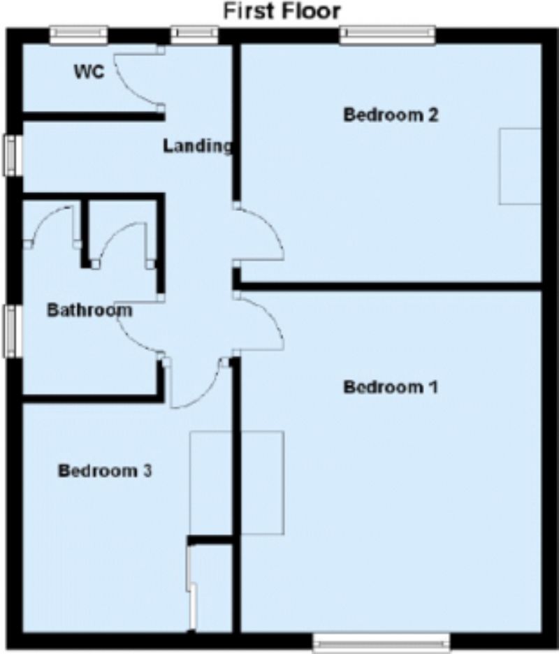 Floorplan for Warbeck Road, New Moston, Manchester