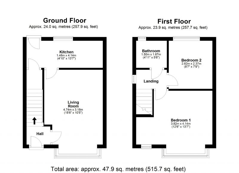 Floorplan for Roslyn Road, Davenport, Stockport